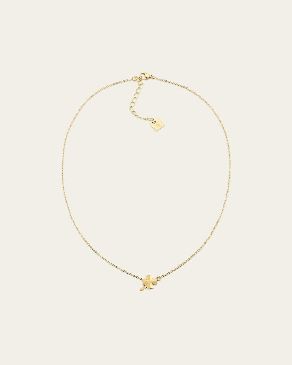 Collier Trébol (Acier doré)