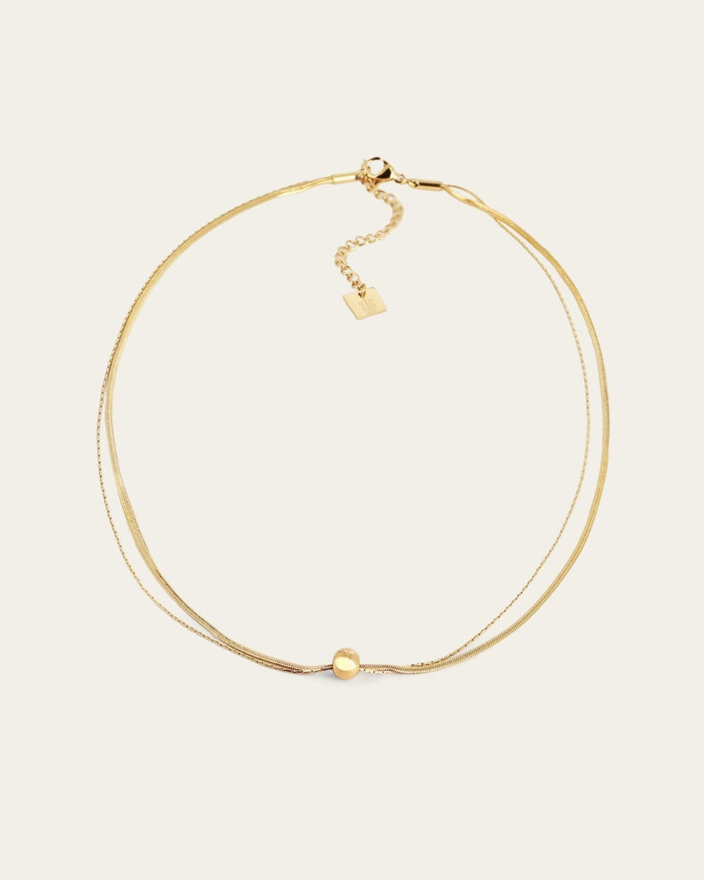 Collier Pepita (Acier doré)