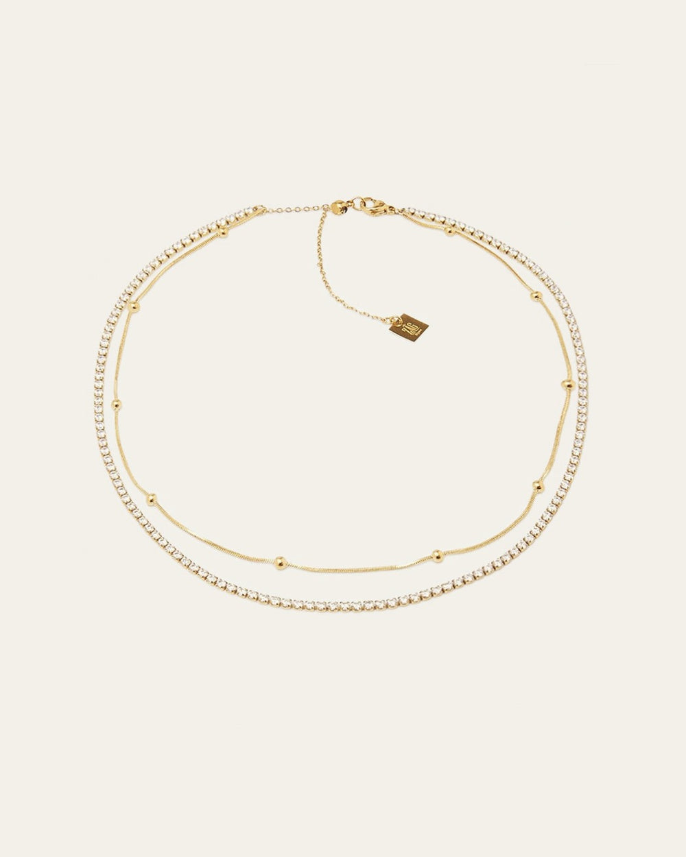 Osorno necklace (Gold-plated steel)