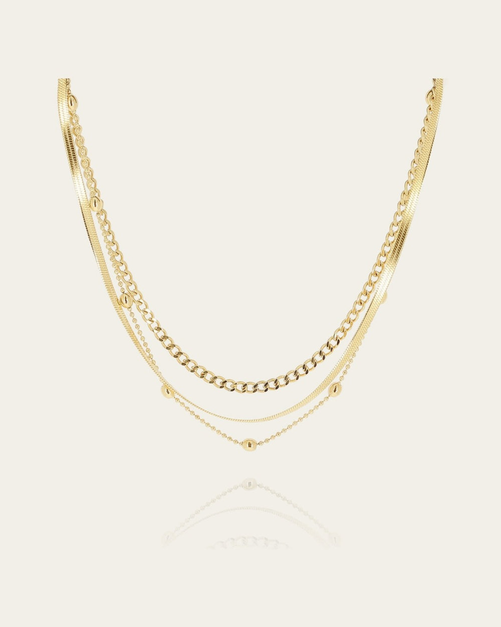 Lumineux Necklace (Gold-plated Steel)