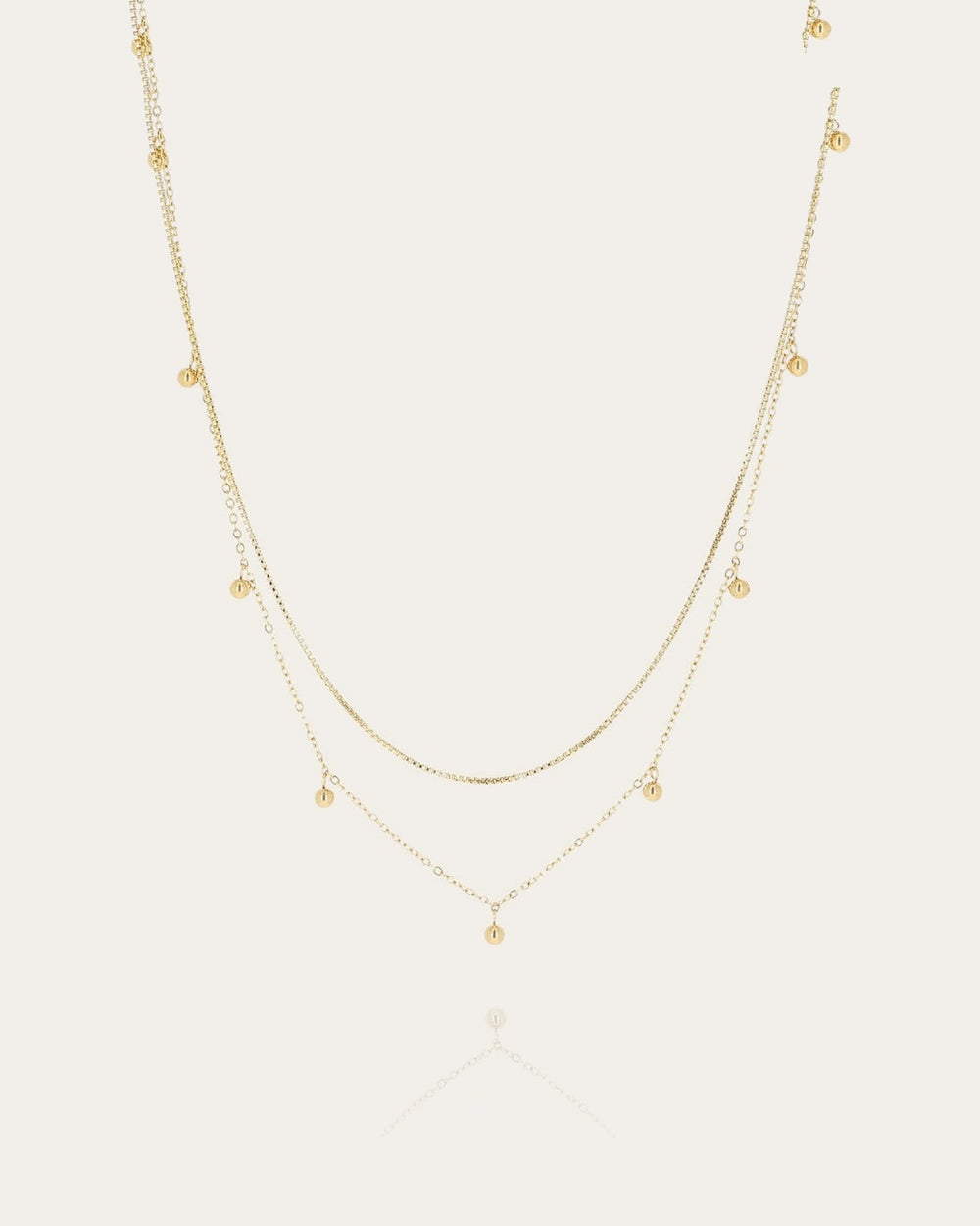 Necklace Satori (Gold-plated steel)
