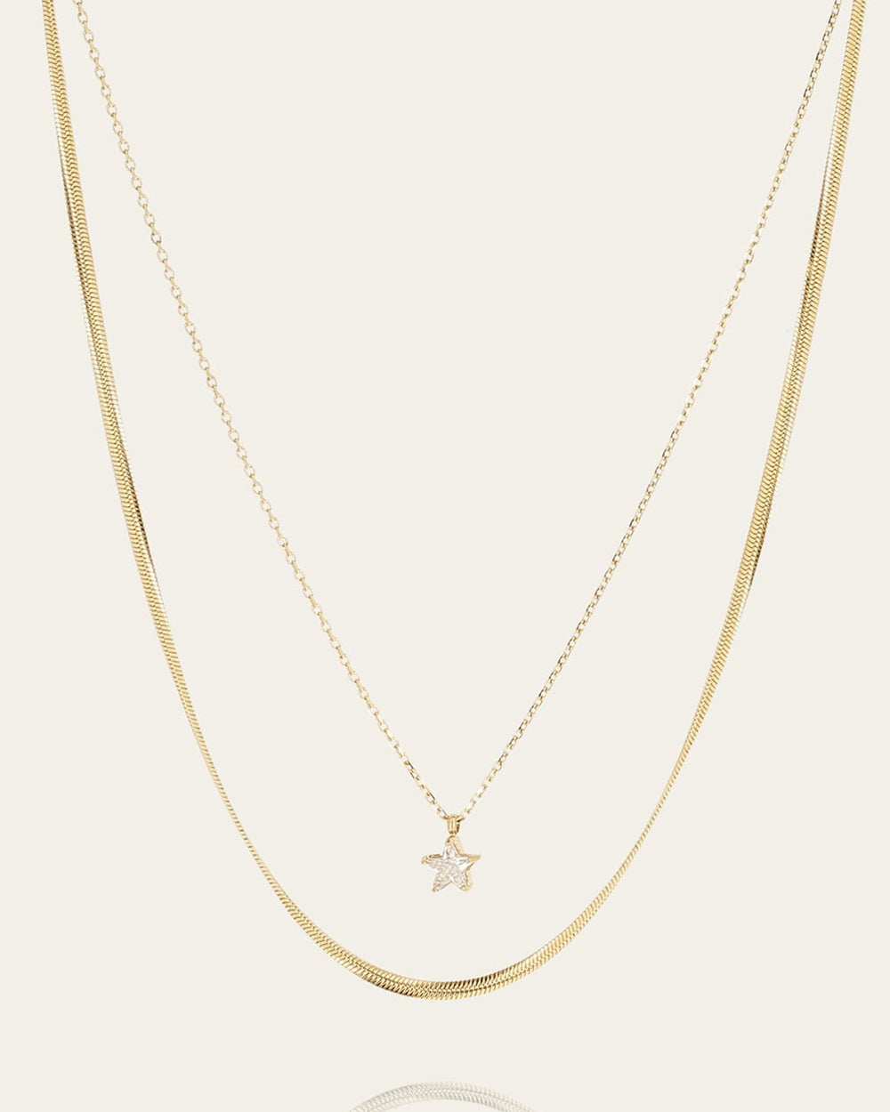 Arenas Necklace (Gold-plated steel)