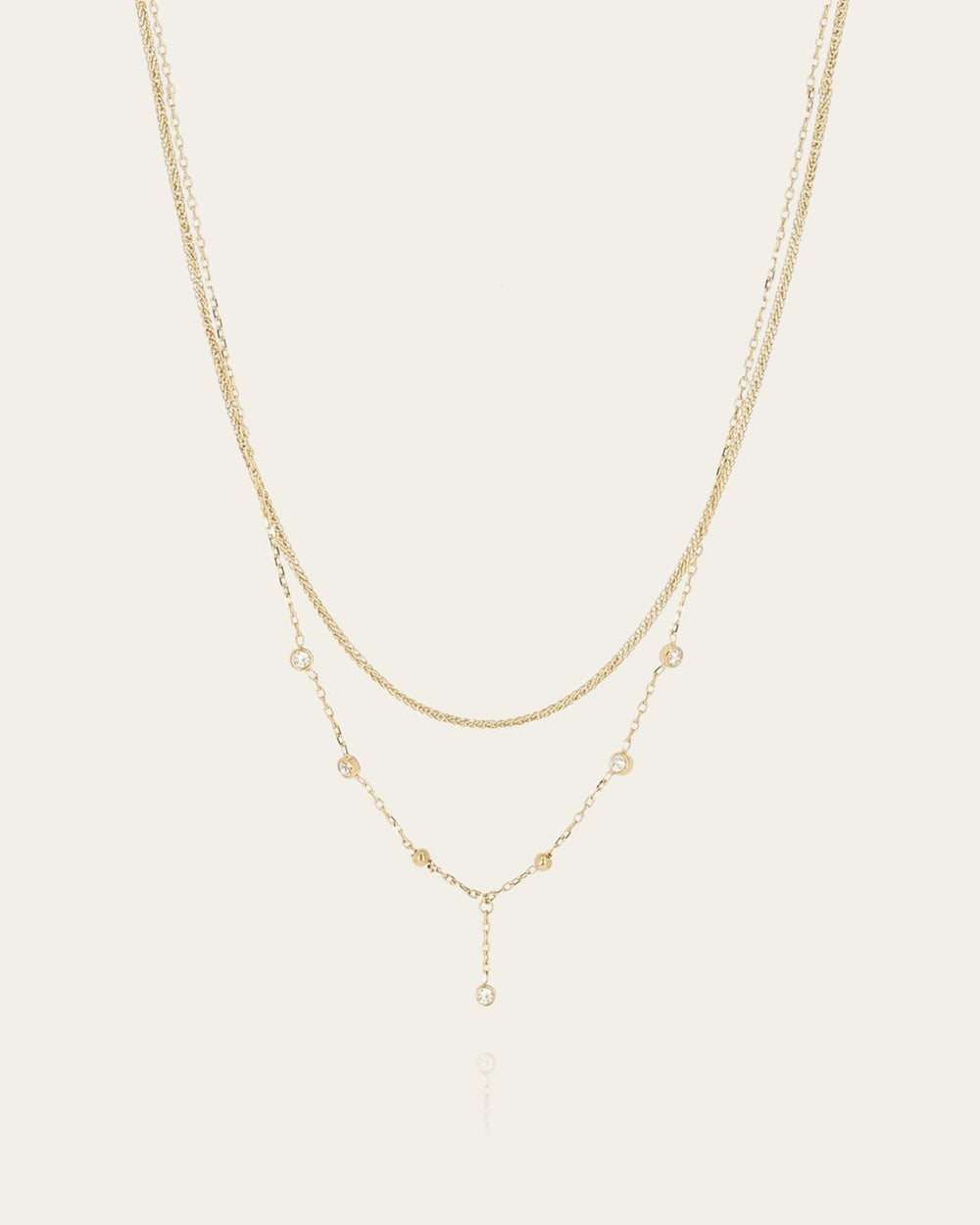 Collier Aeternis (Acier doré)
