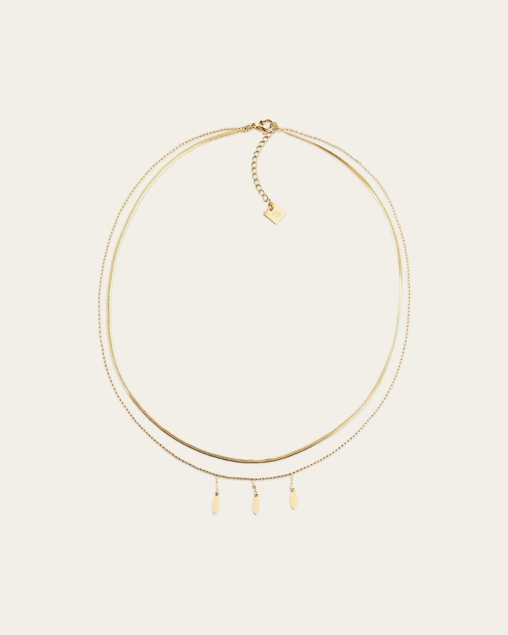 Collier Symi (Acier doré)