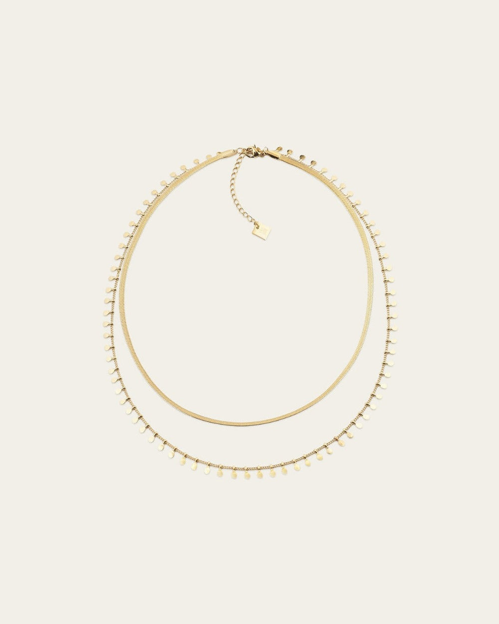 Collier Mykonos (Acier doré)