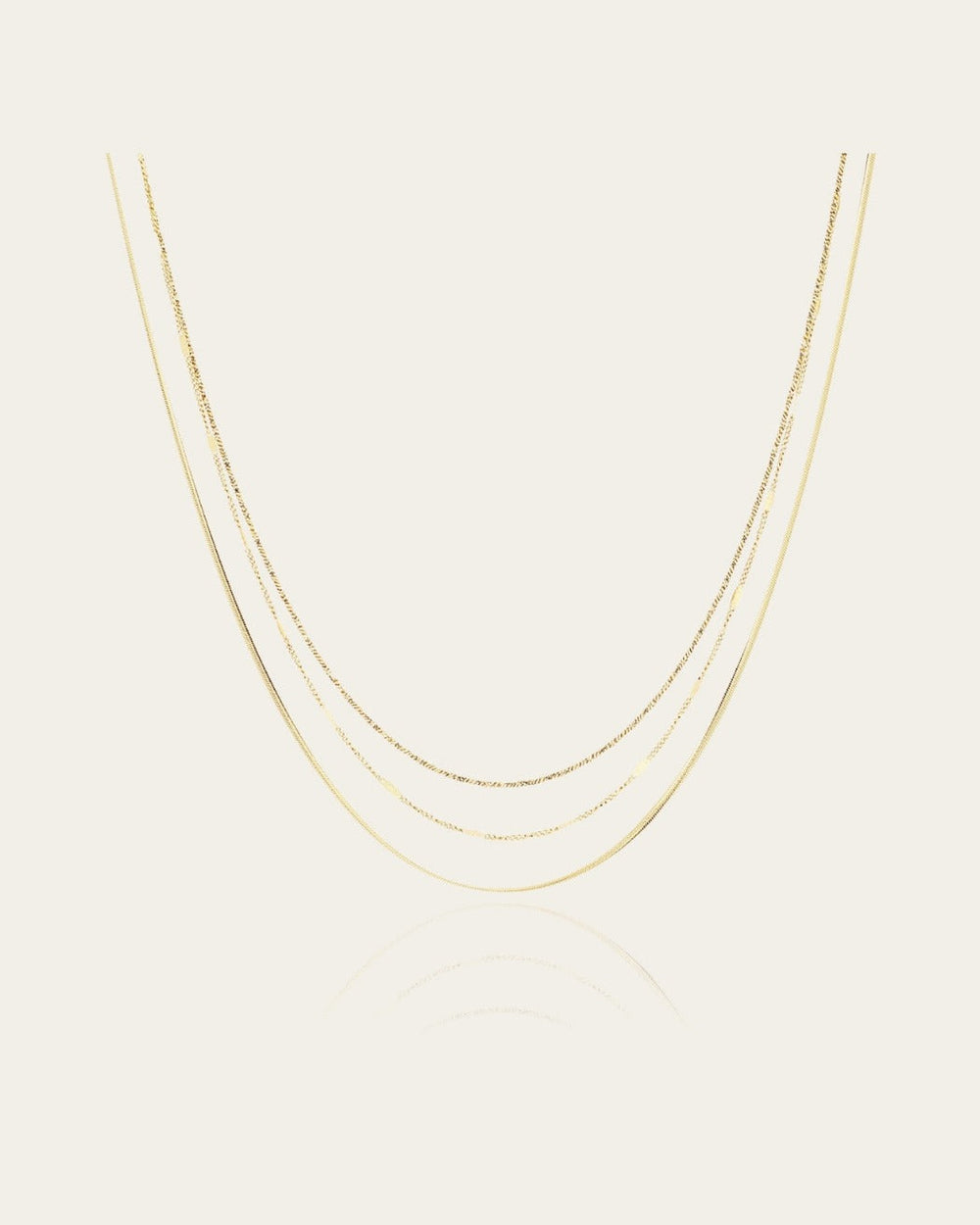 Collier Myriade (Acier doré)