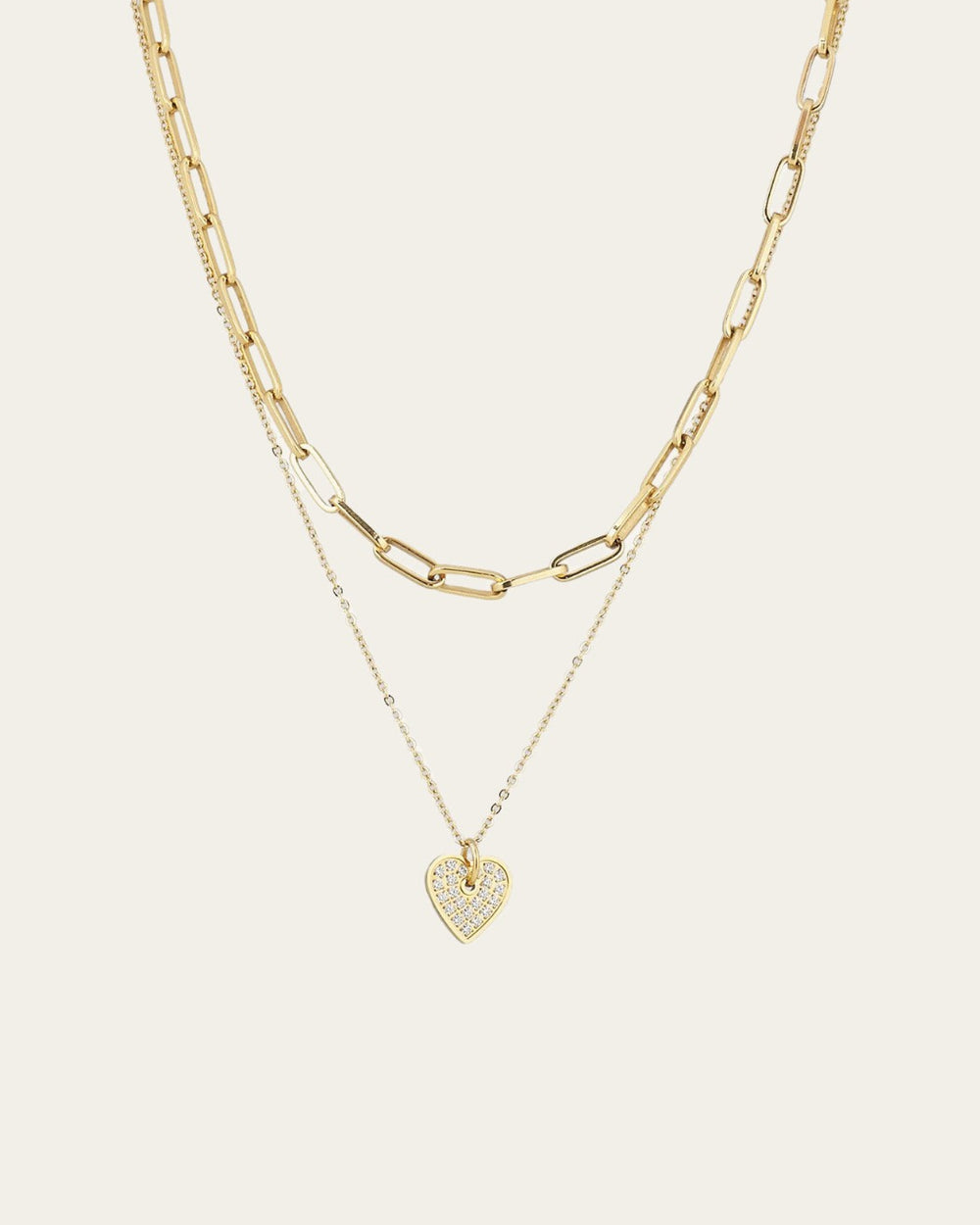 Collier U2 (Acier doré)