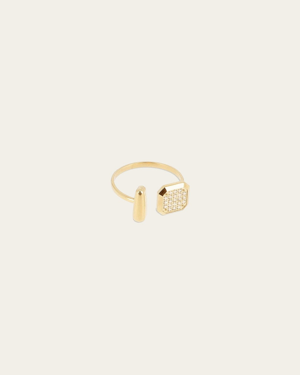 Bague Envoûtant (Acier doré)
