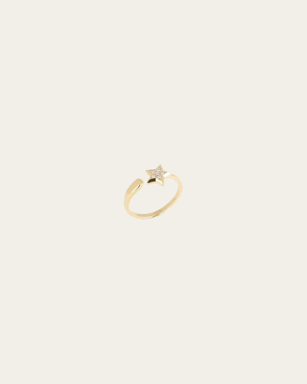 Bague Lilia (Acier doré)