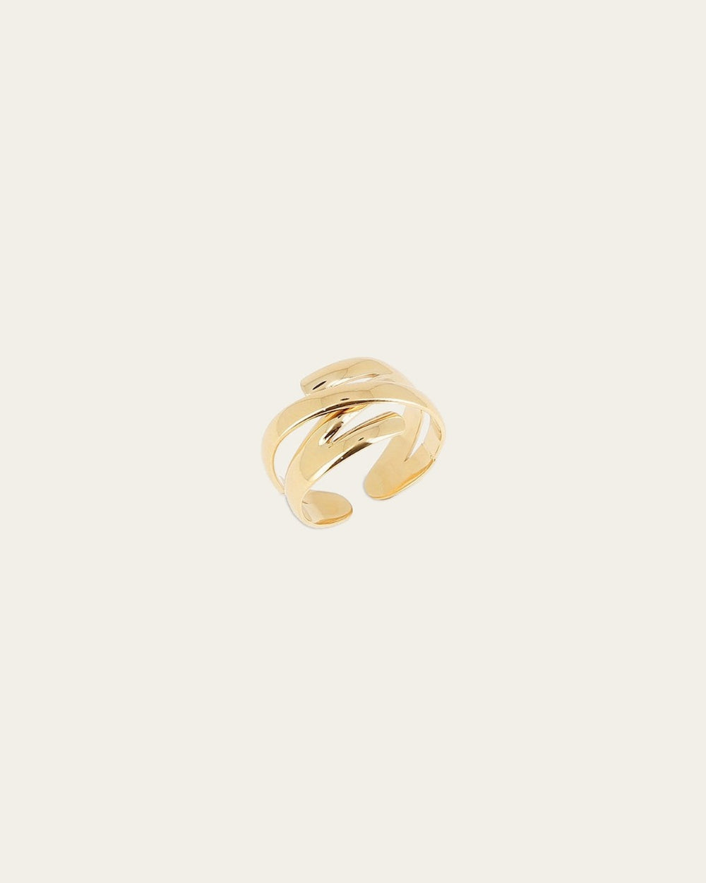 Bague Zeste (Acier doré)