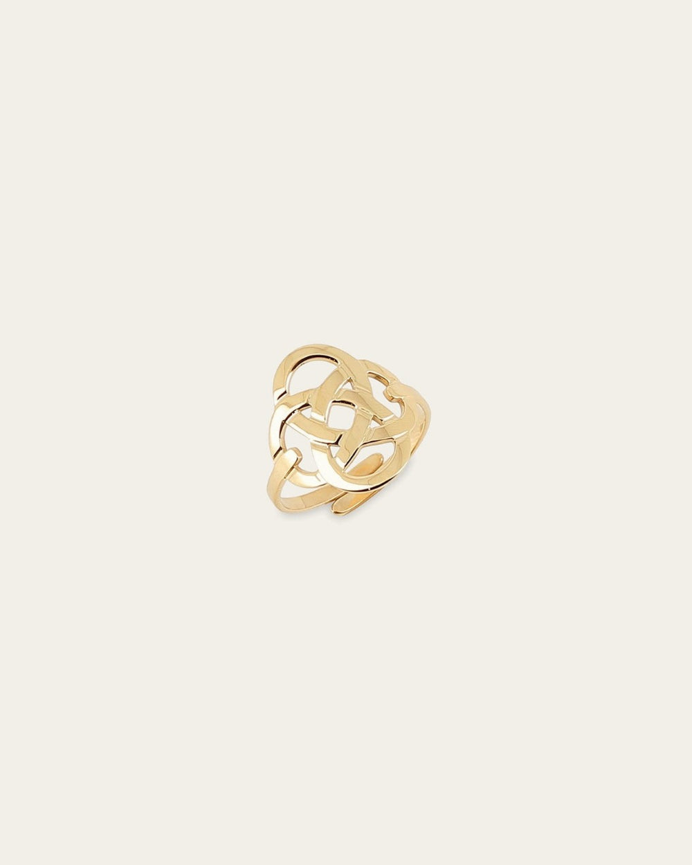Bague Infini (Acier doré)