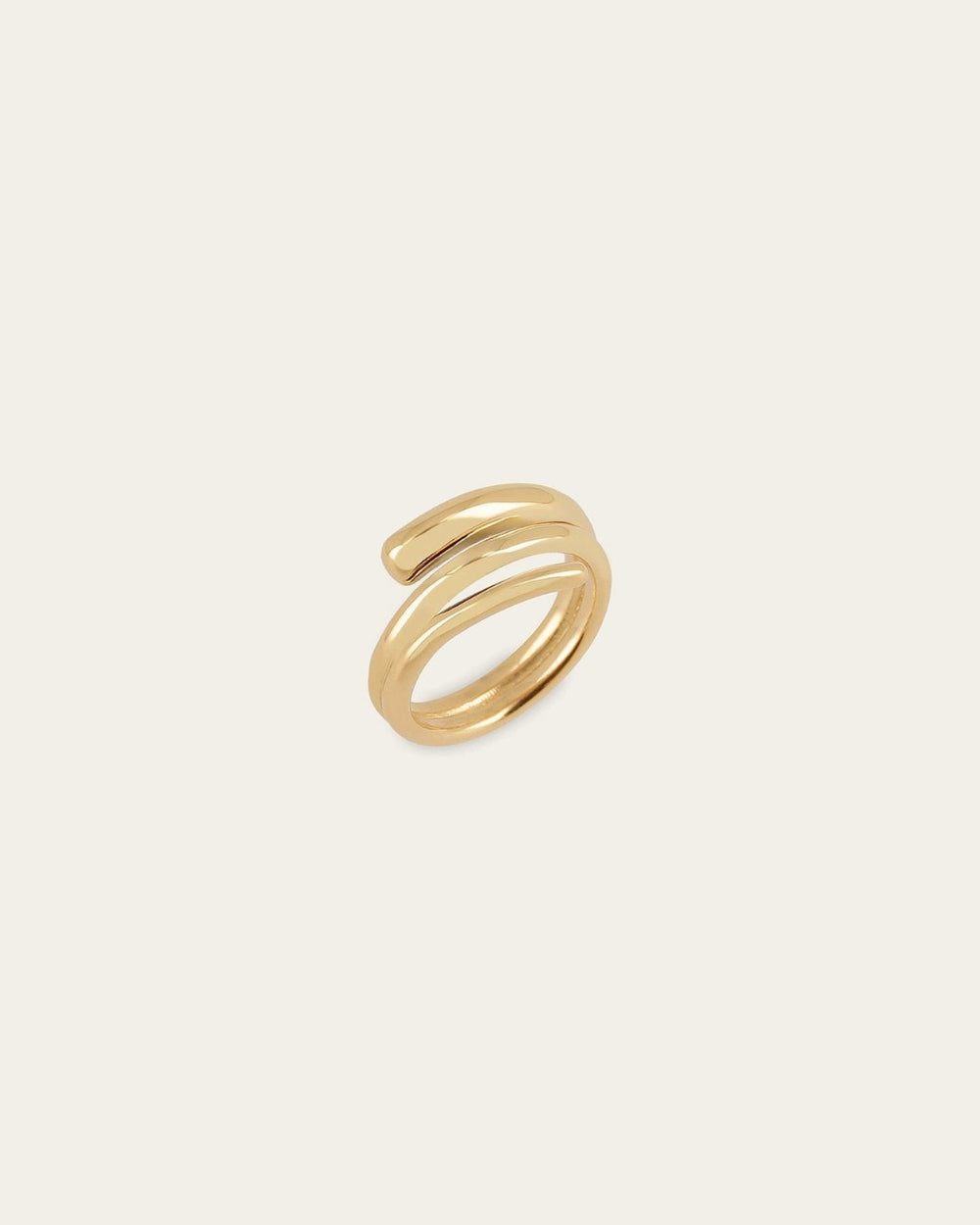 Bague Tanos (Acier doré)