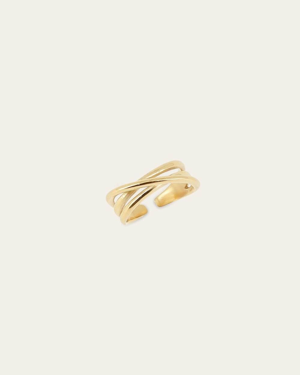 Bague Tidja (Acier doré)