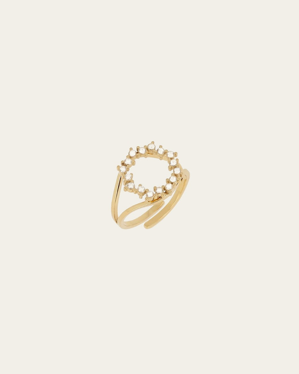 Bague Juki (Acier doré)