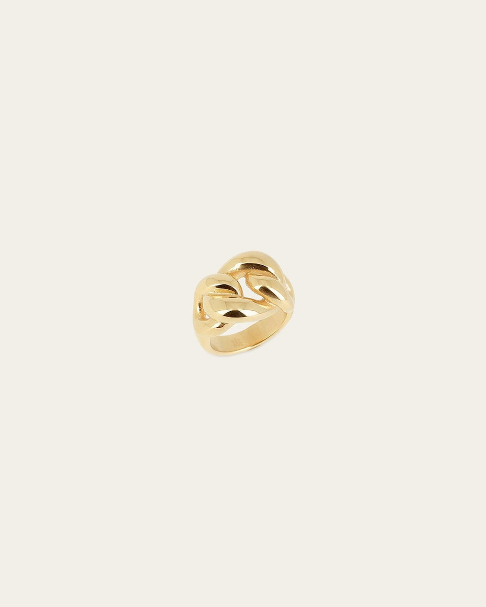 Bague Collega (Acier doré)