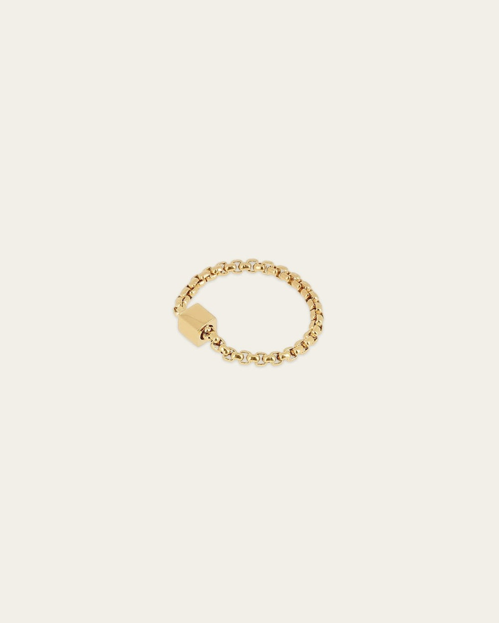 Bague Prima (Acier doré)
