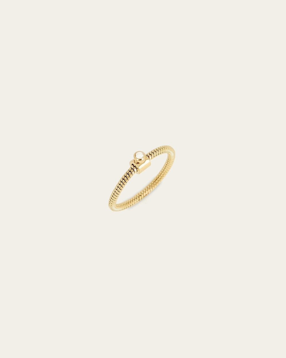 Bague Marcia (Acier doré)