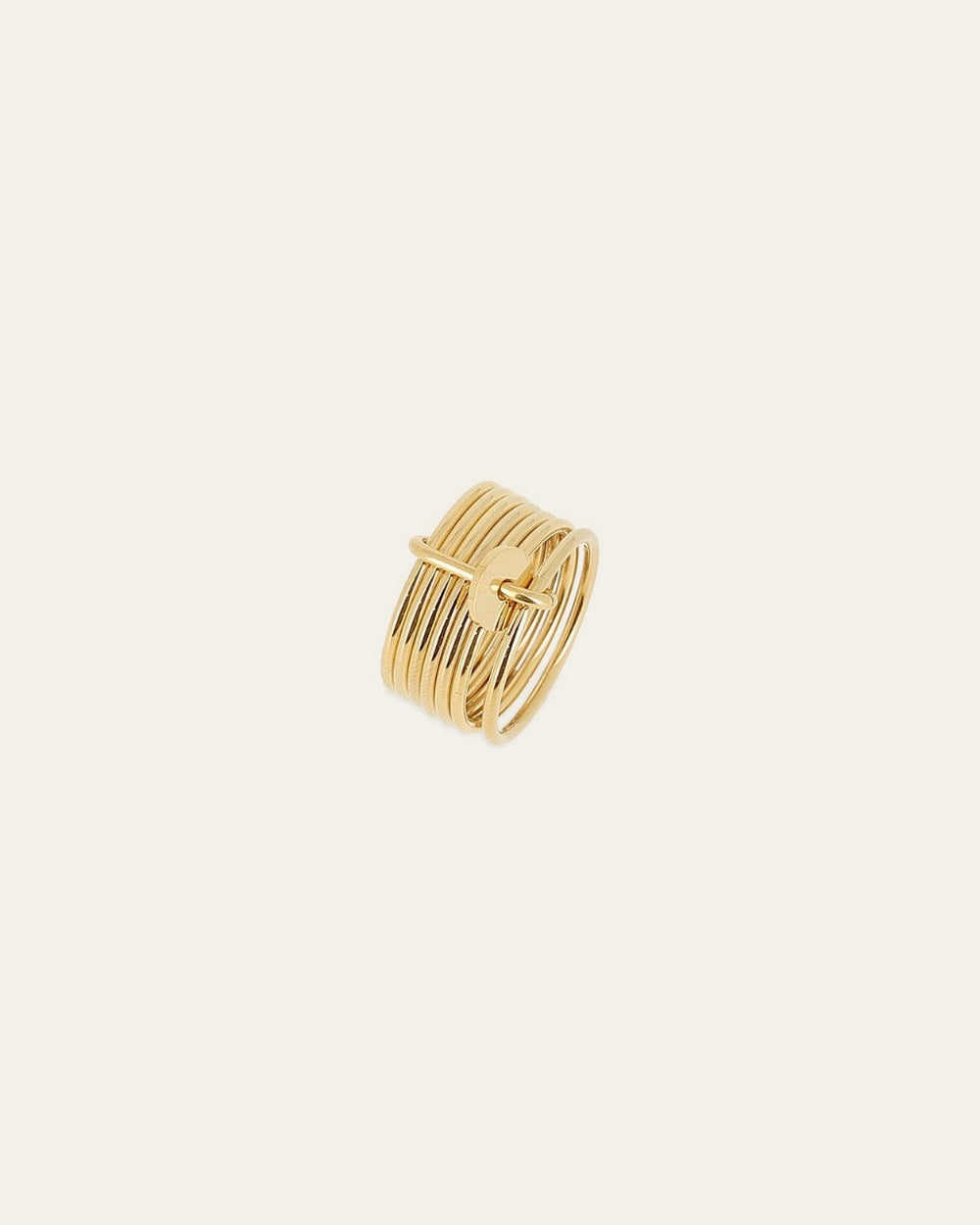 Bague Theon (Acier doré)