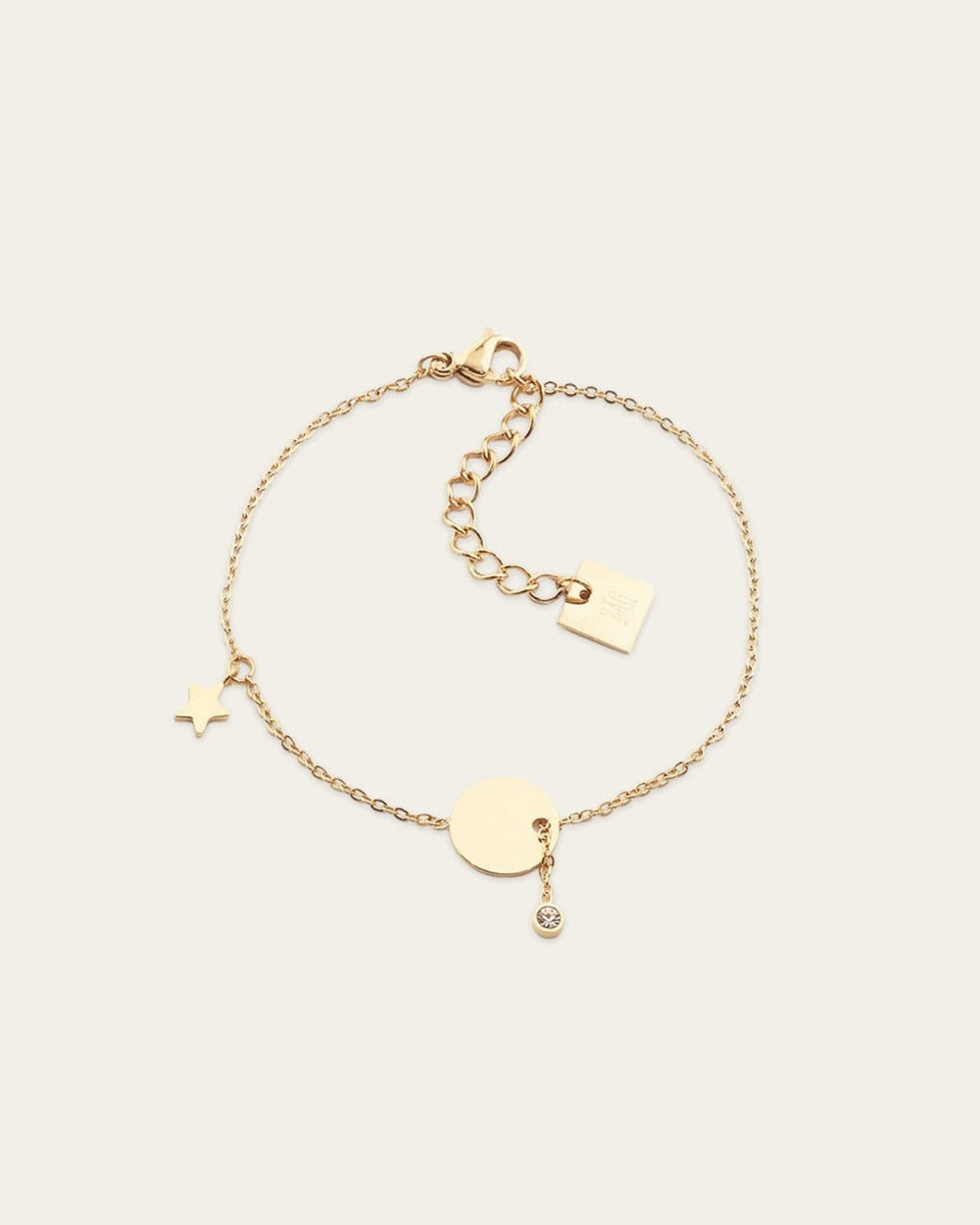 Charm Bracelet (Gold-plated steel)