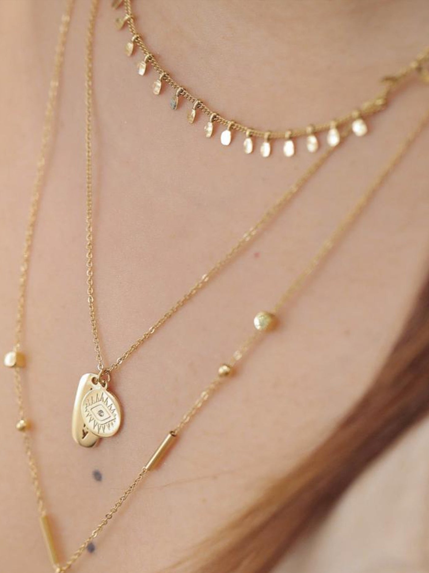 Collier Amulettes 