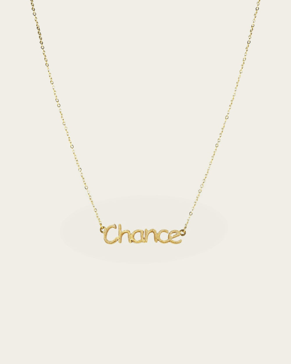 Collier Chance (Acier doré)