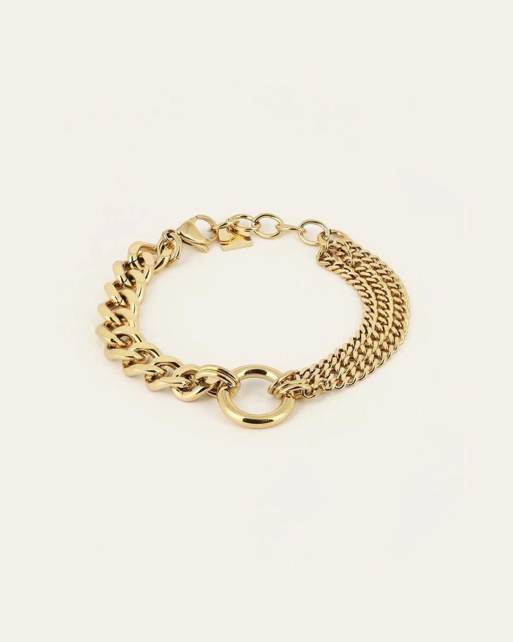 Bracelet Quatro (Acier doré)
