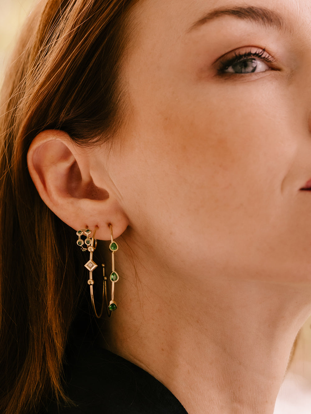 Boucles d'oreilles créoles Carole 