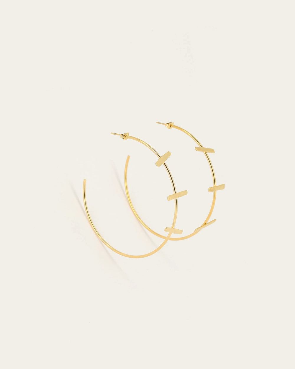 Boucles d'oreilles Sydney (Acier doré)
