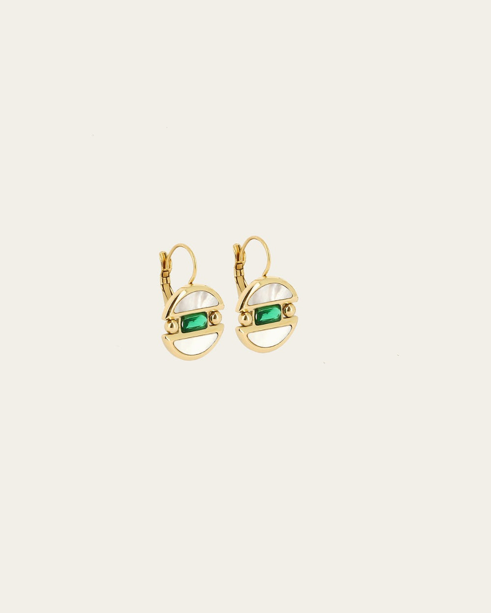 Boucles d'oreilles Keno (Acier doré)