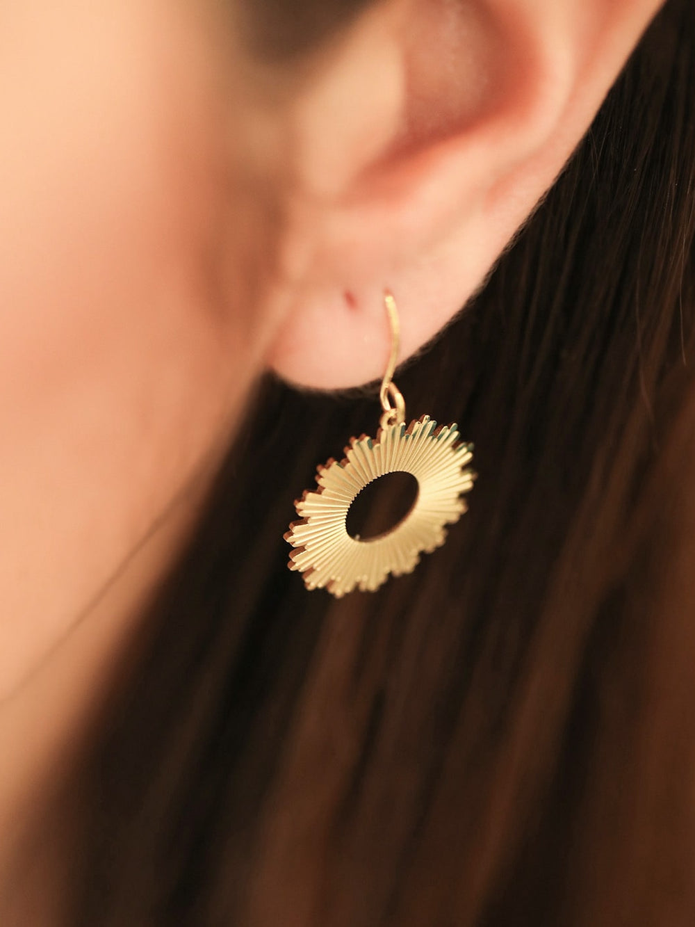 Boucles d'oreilles Soleil 
