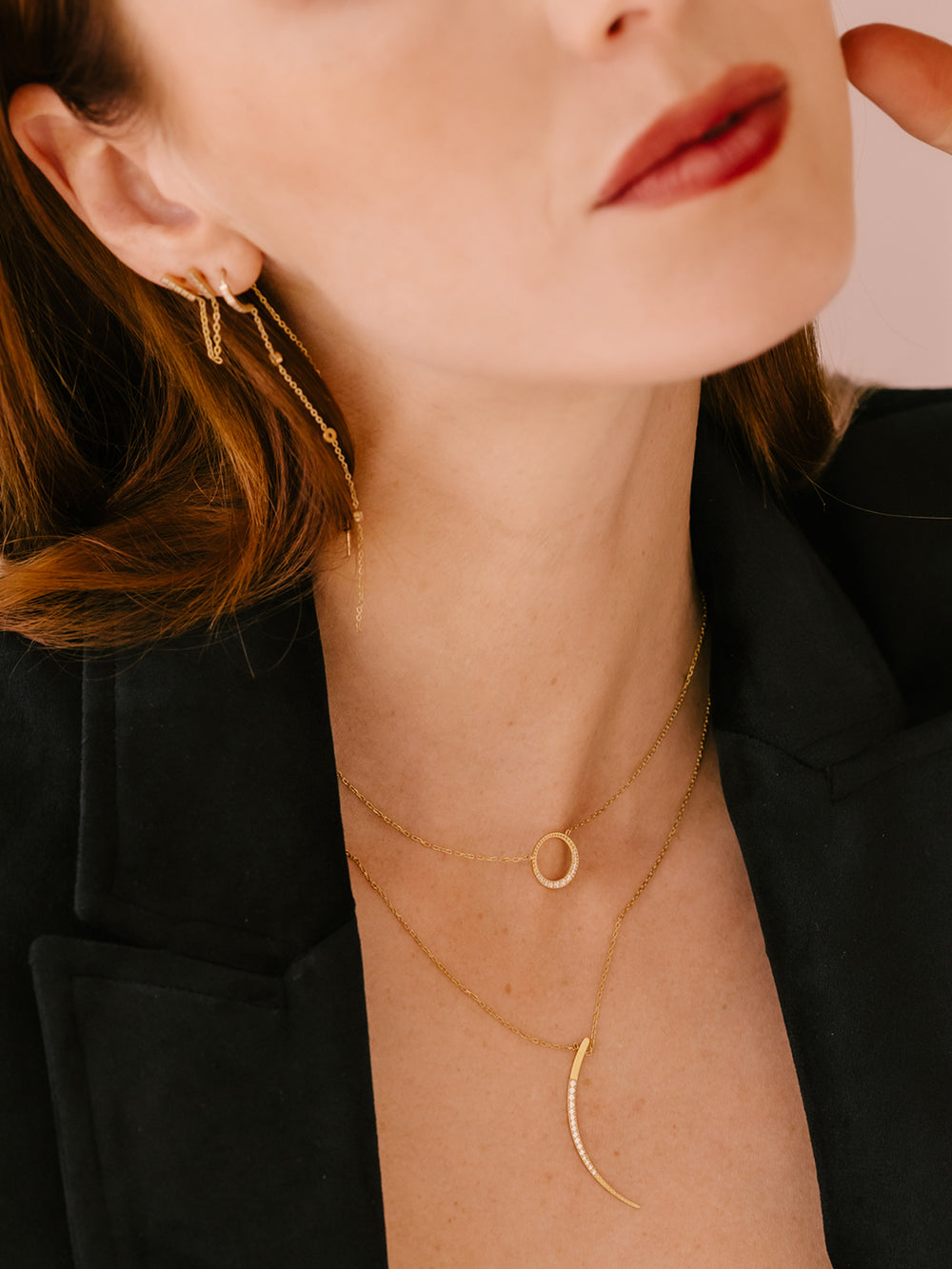 Boucles d'oreilles Double Allen 