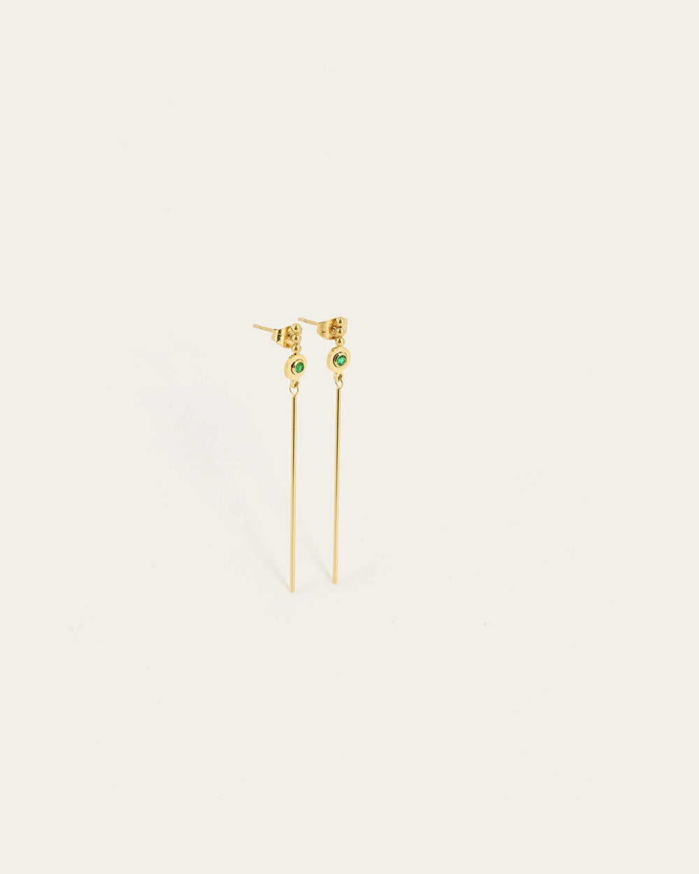 Boucles d'oreilles Sword (Acier doré)