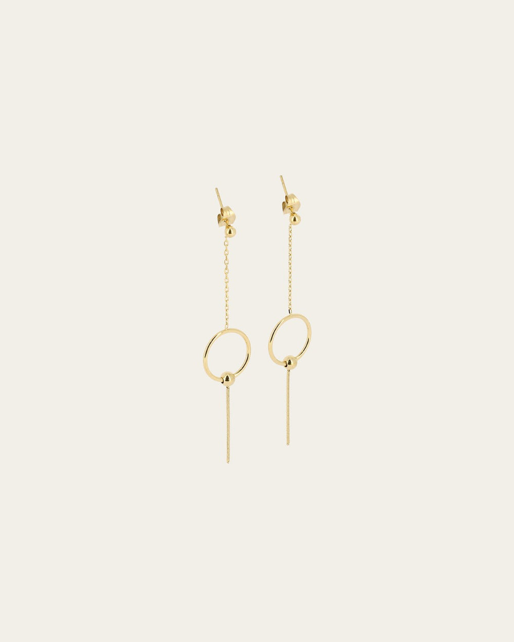 Boucles d'oreilles Hadès (Acier doré)