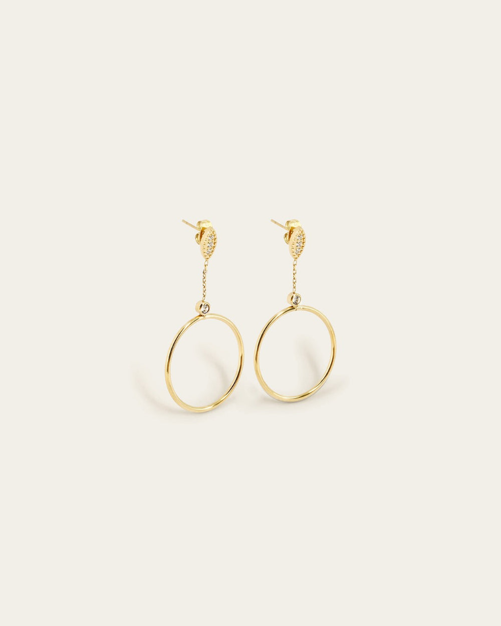 Lyn earrings (Gold-plated steel)