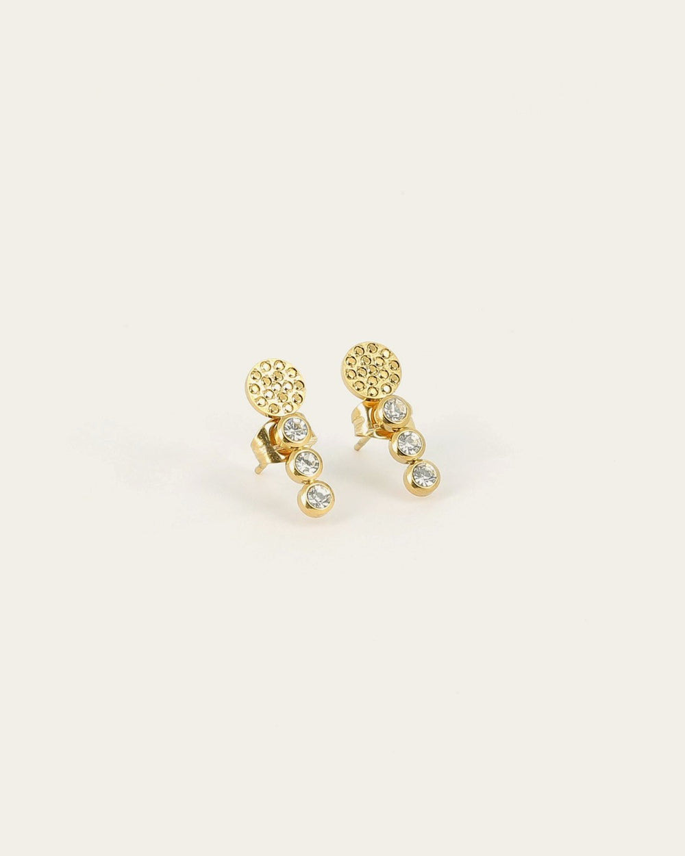 Boucles d'oreilles Aerin (Acier doré)