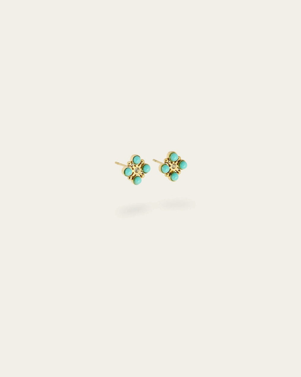 Mint Earrings (Gold-plated steel)