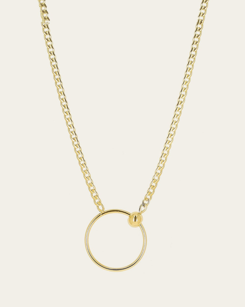 Shy Necklace (Gold-plated steel)