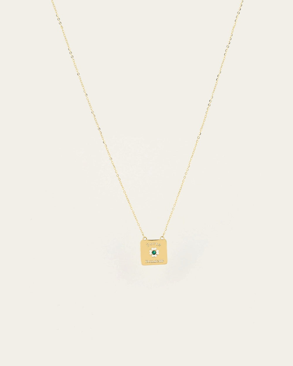 Collier Amuleto (Acier doré)