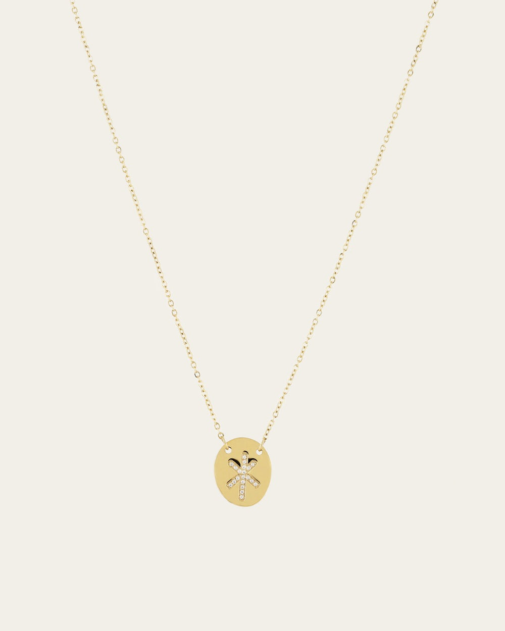 Collier #OCTOBREROSE (Acier doré)