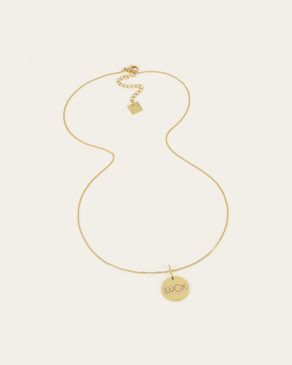 Collier Luck (Acier doré)