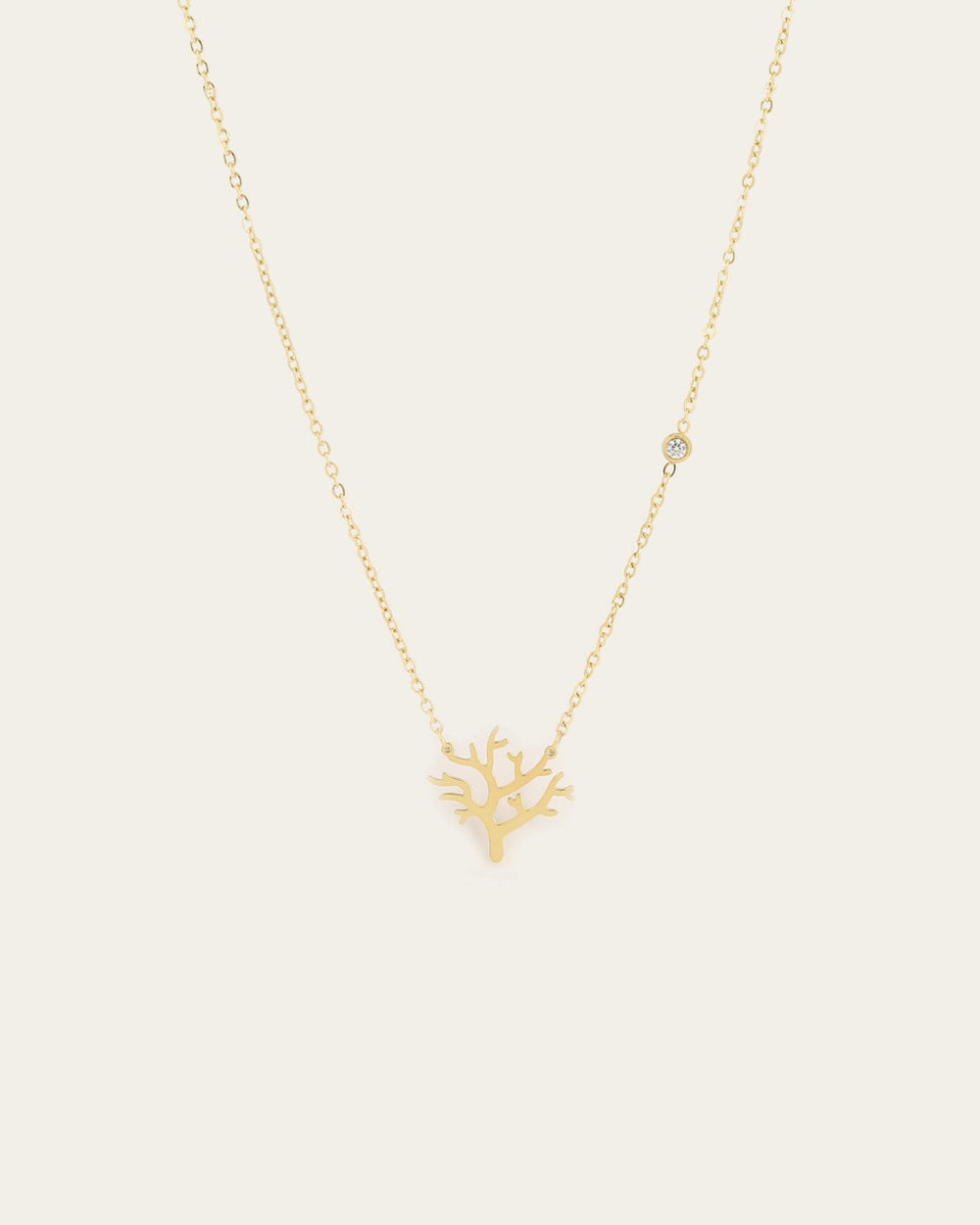 Collier Arbol (Acier doré)