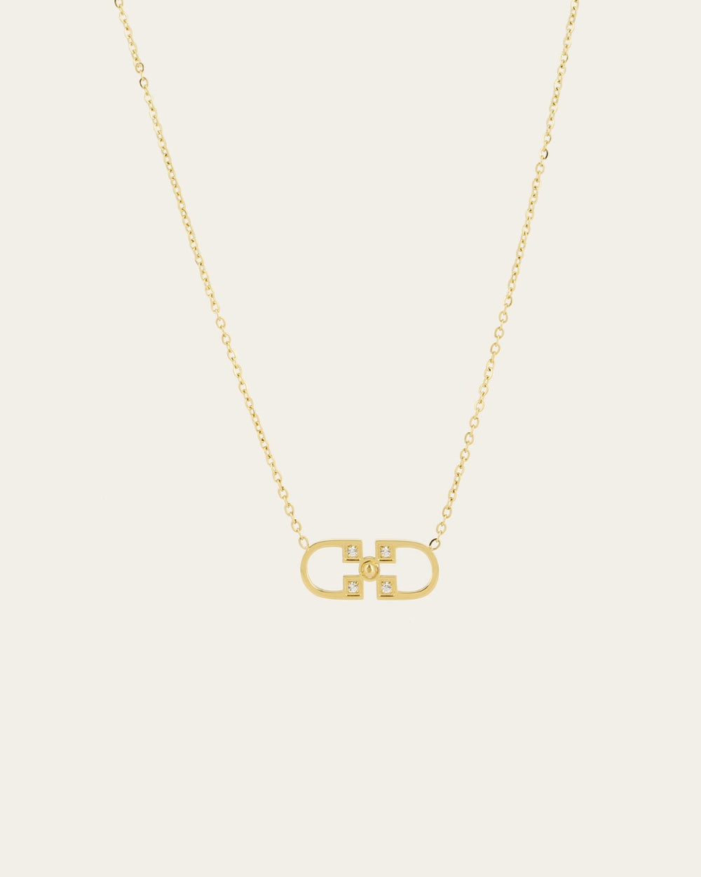 Collier Mathilda (Acier doré)