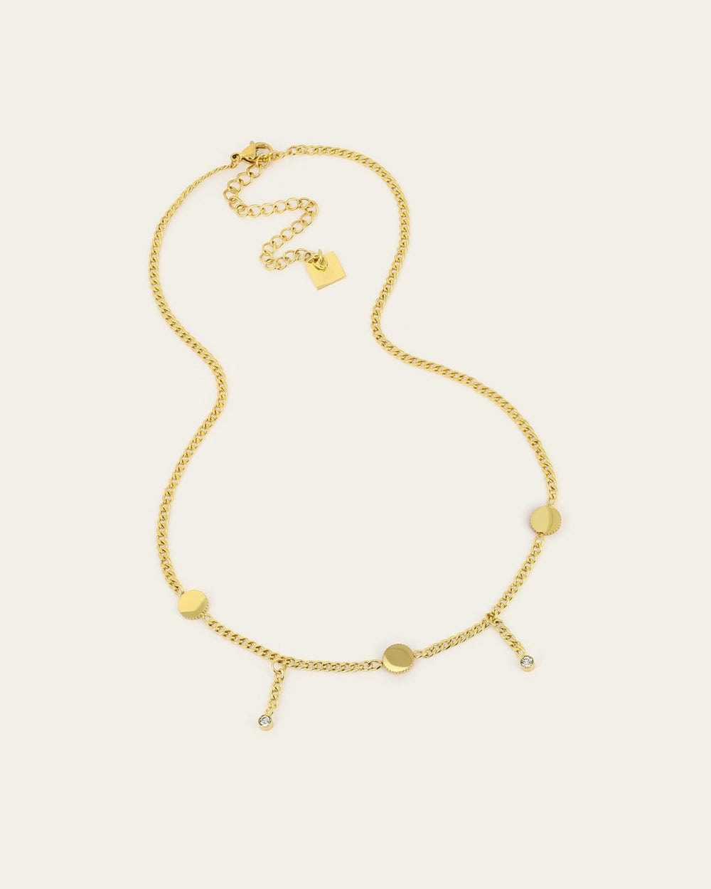 Collier Amira (Acier doré)