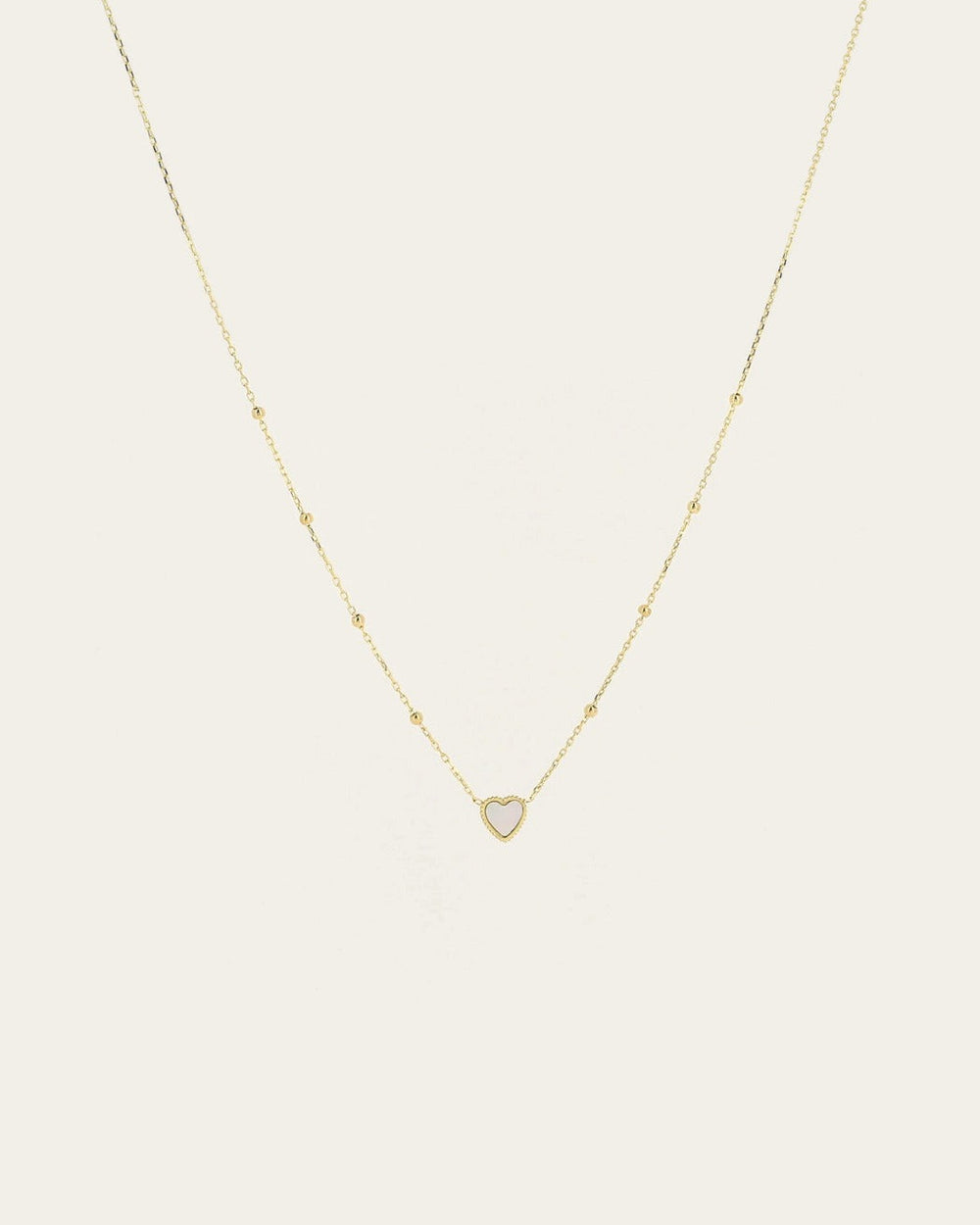 Collier Bisou (Acier doré)