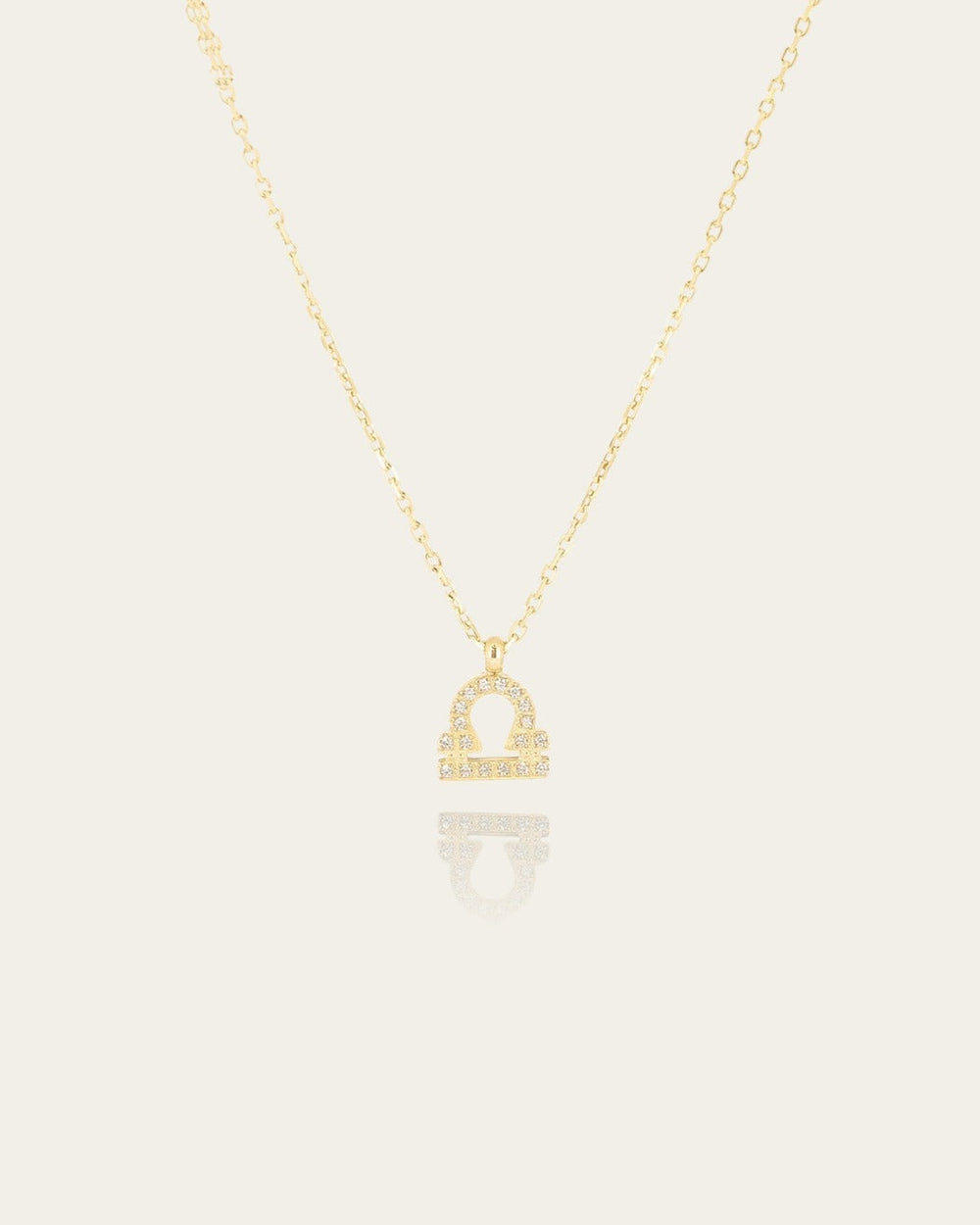 Collier Libra (Acier doré)