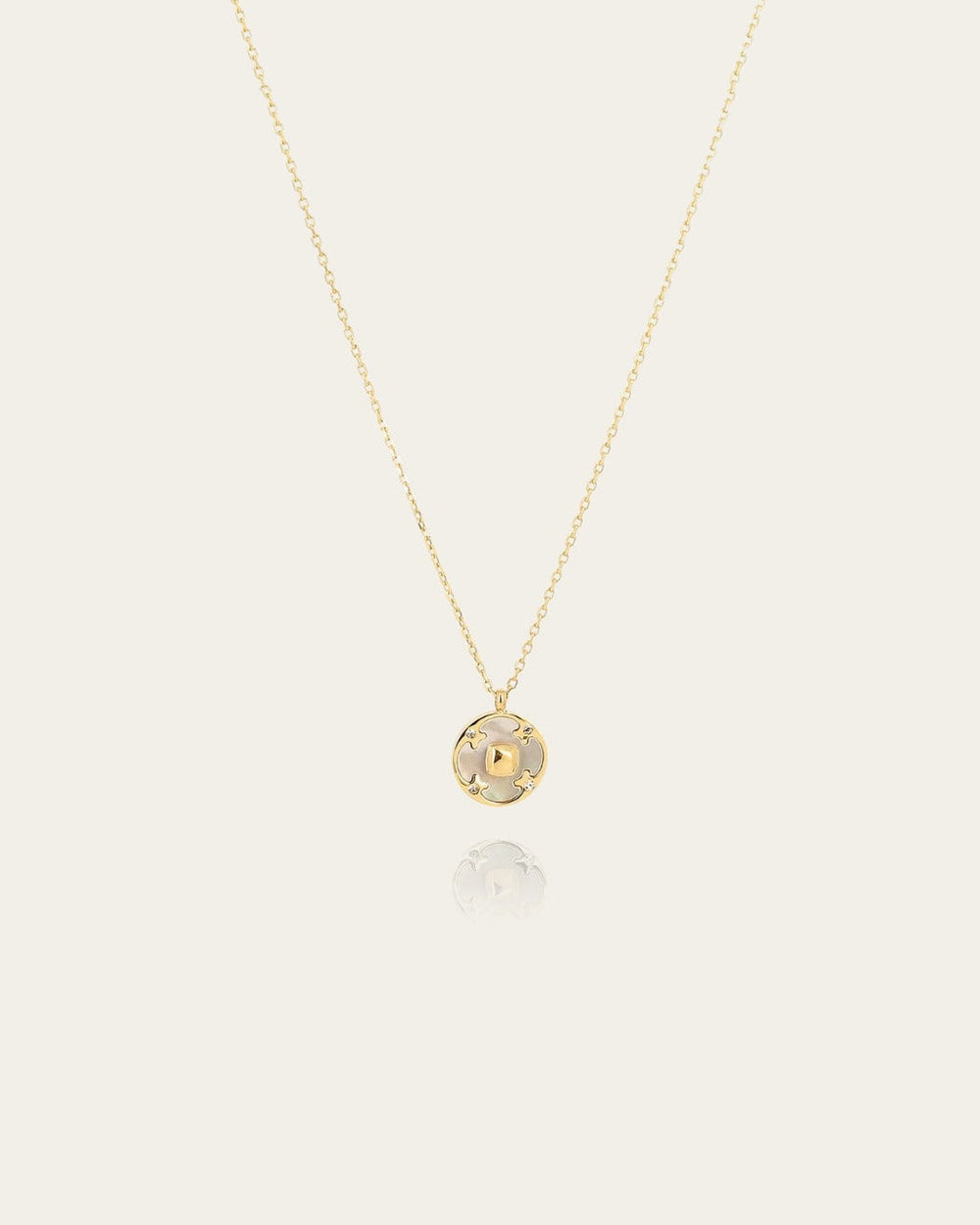 Collier Ayna (Acier doré)