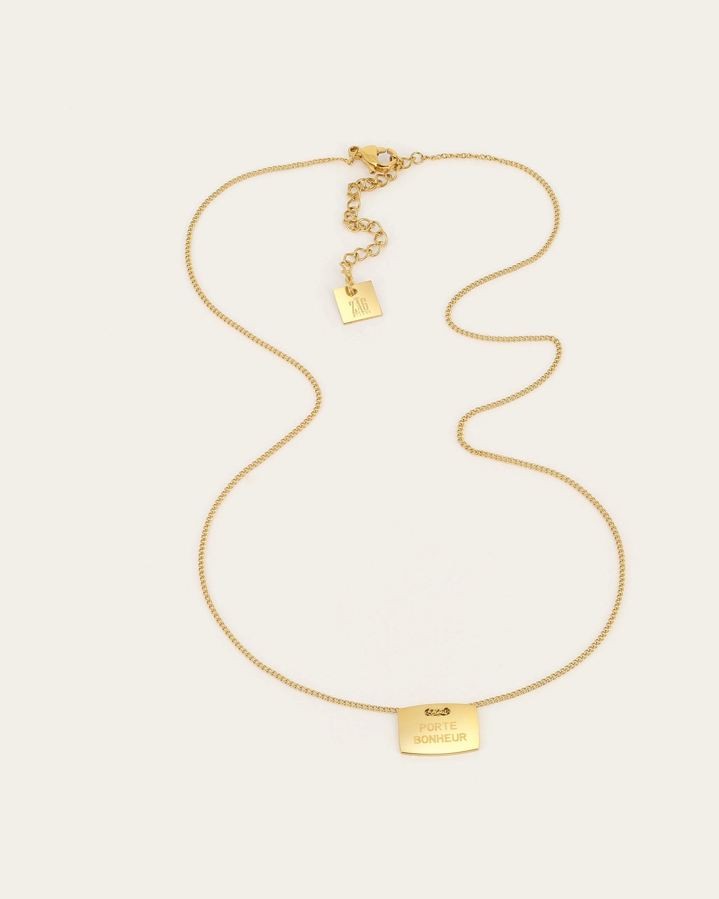 Collier Lucky Charm (Acier doré)