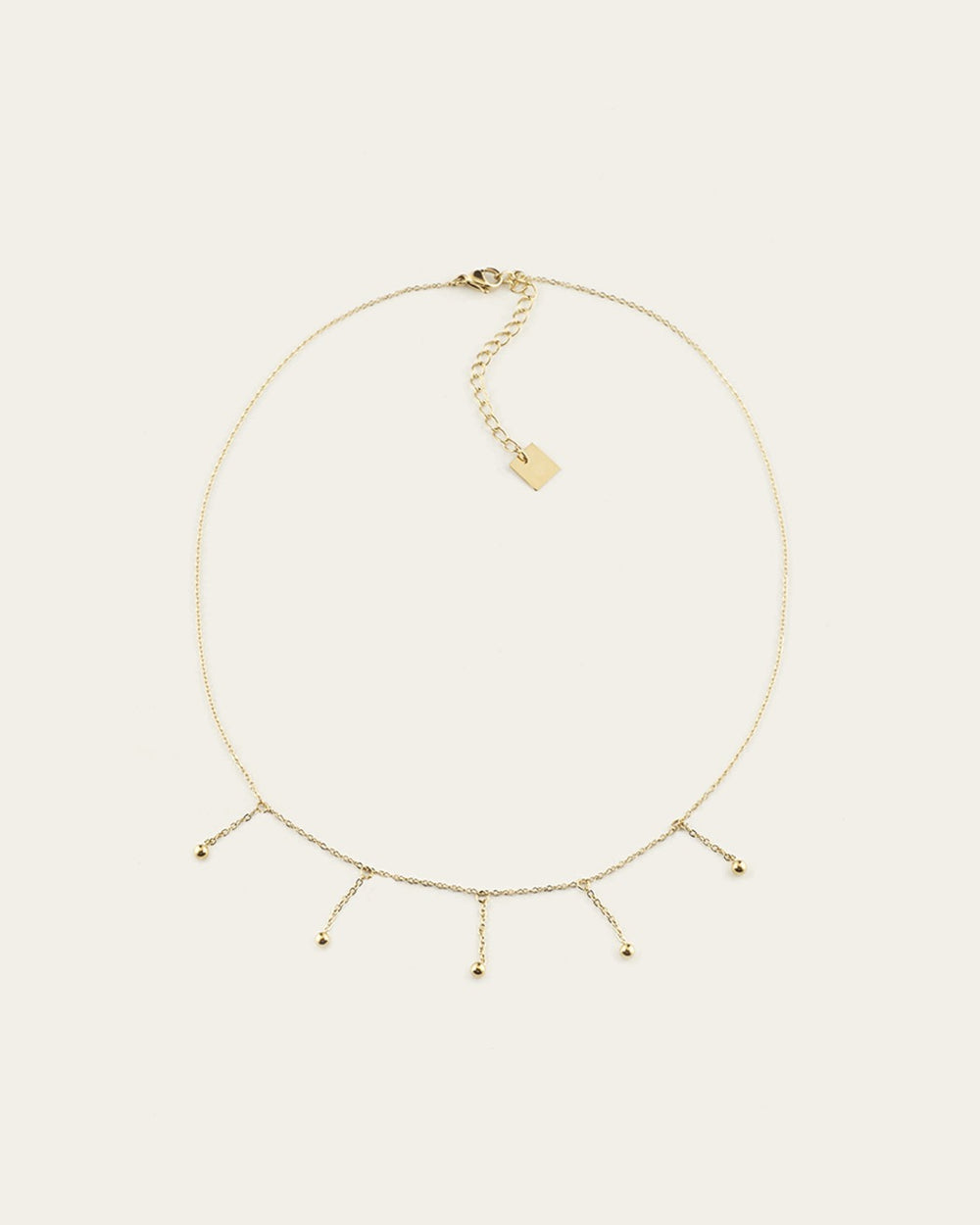 Epsillon Necklace (Gold-plated steel)