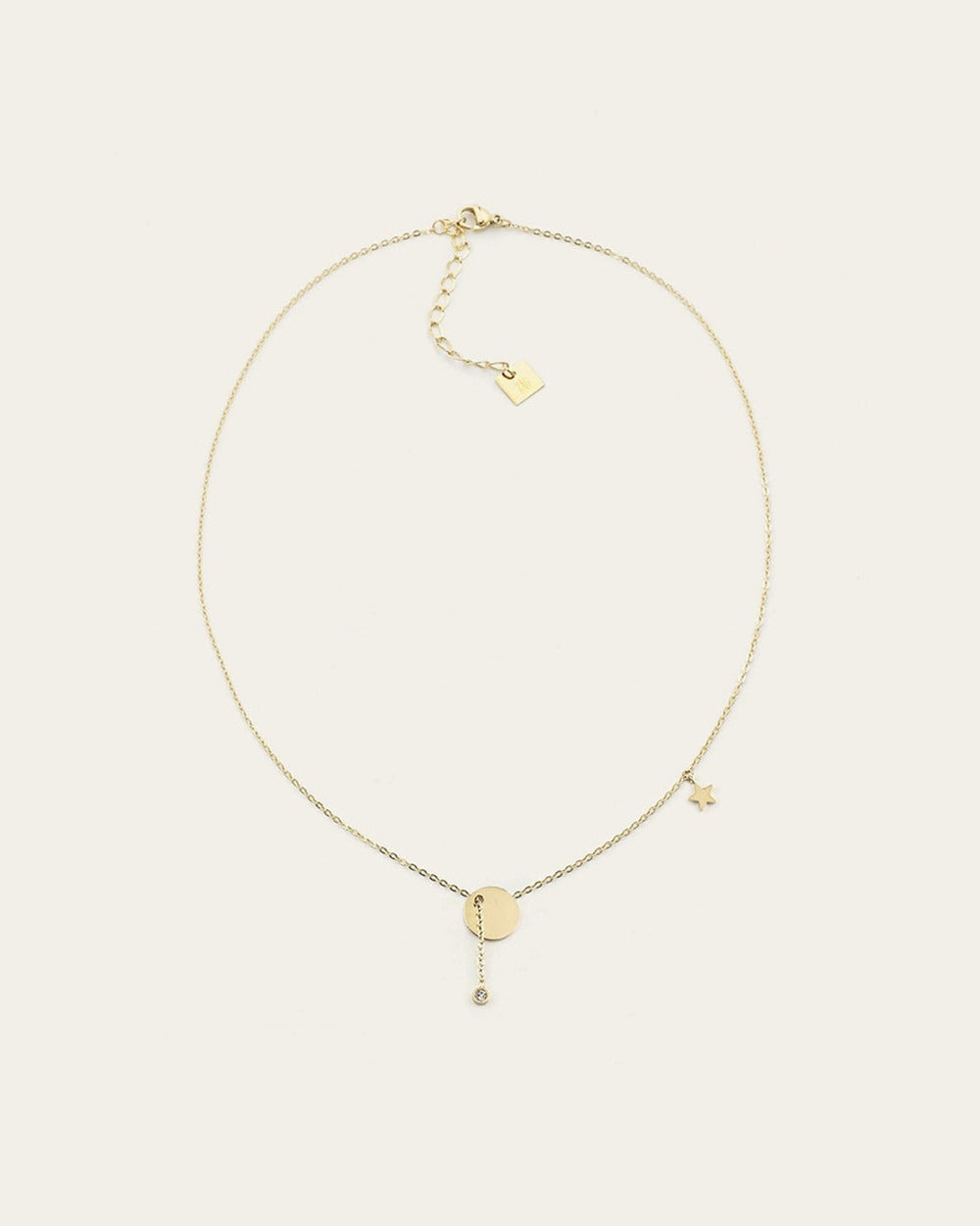 Collier Charm (Acier doré)