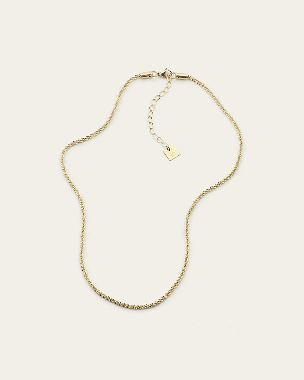 Collier Rice (Acier doré)
